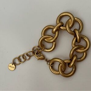 Stella & Dot Bold Gold Chain Bracelet